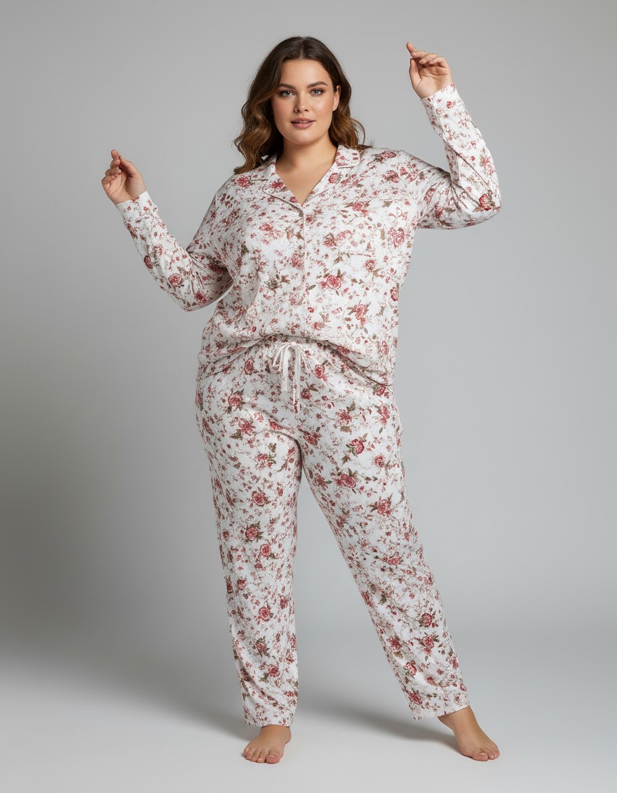 Pijama LAUREN Ralph Lauren Floral Garden Luxury
