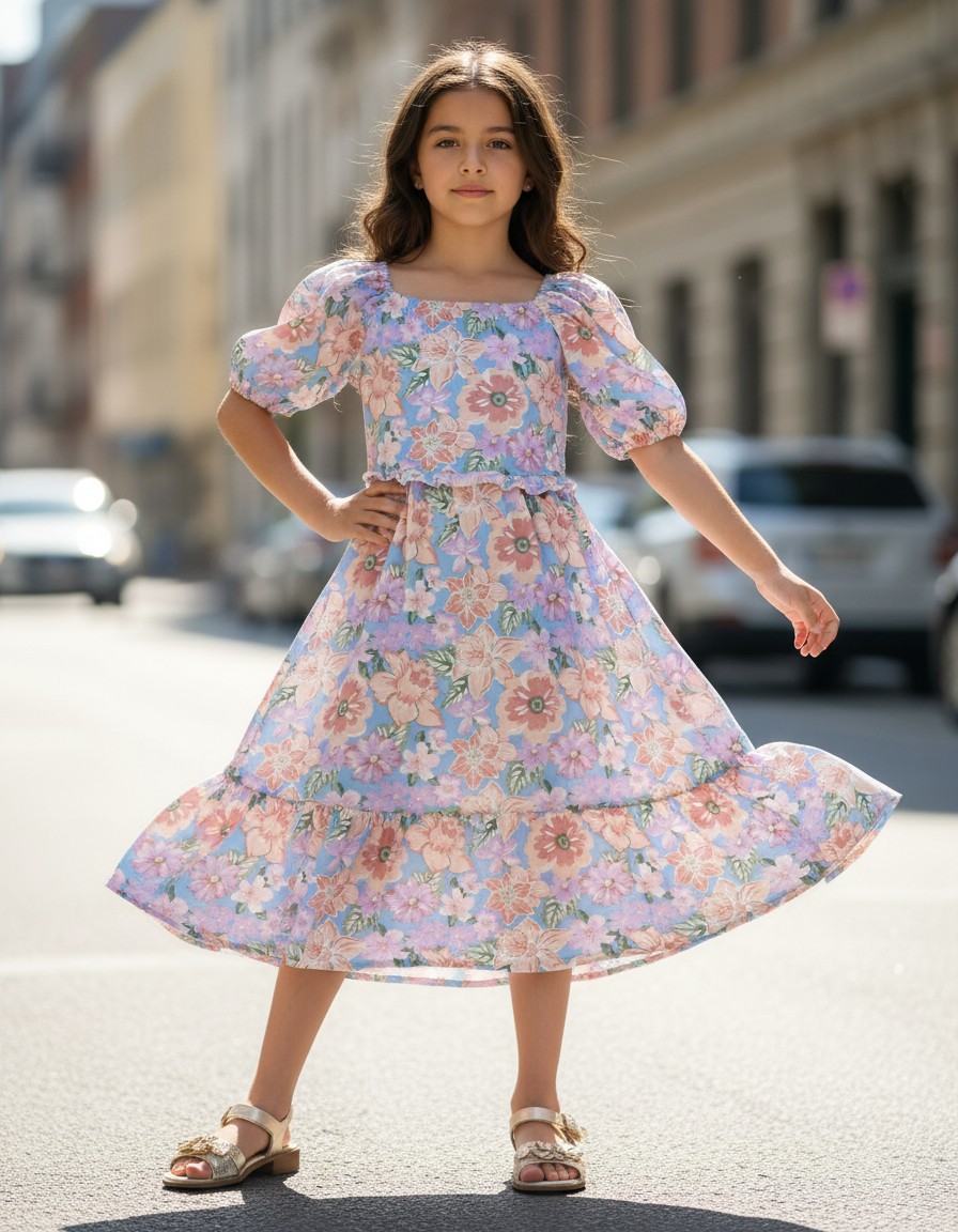 Vestido BETWEEN Jardín de Lavanda