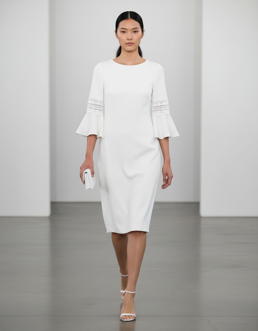 Vestido CALVIN KLEIN Elegance Marfil