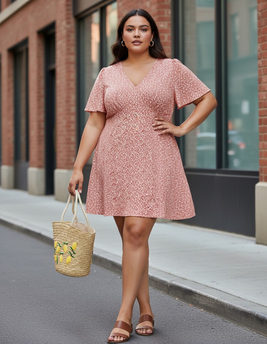 Vestido OLD NAVY Floral Coral