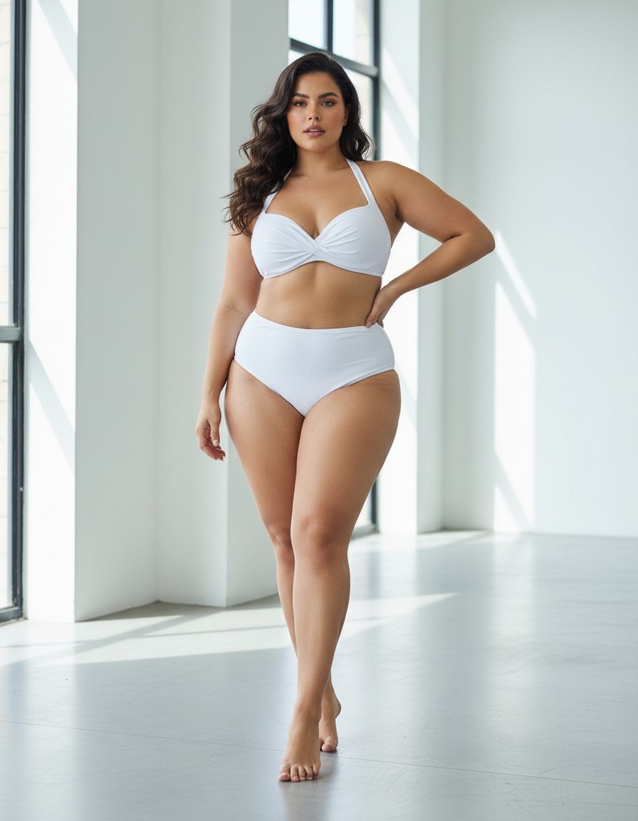 Bikini Blanco TEMPT ME de Cintura Alta