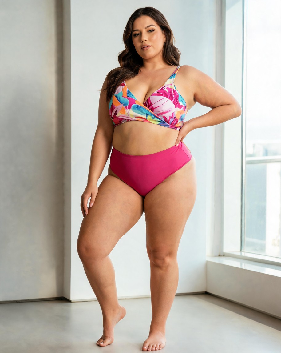 Bikini FRESHWATER Tropical Fucsia