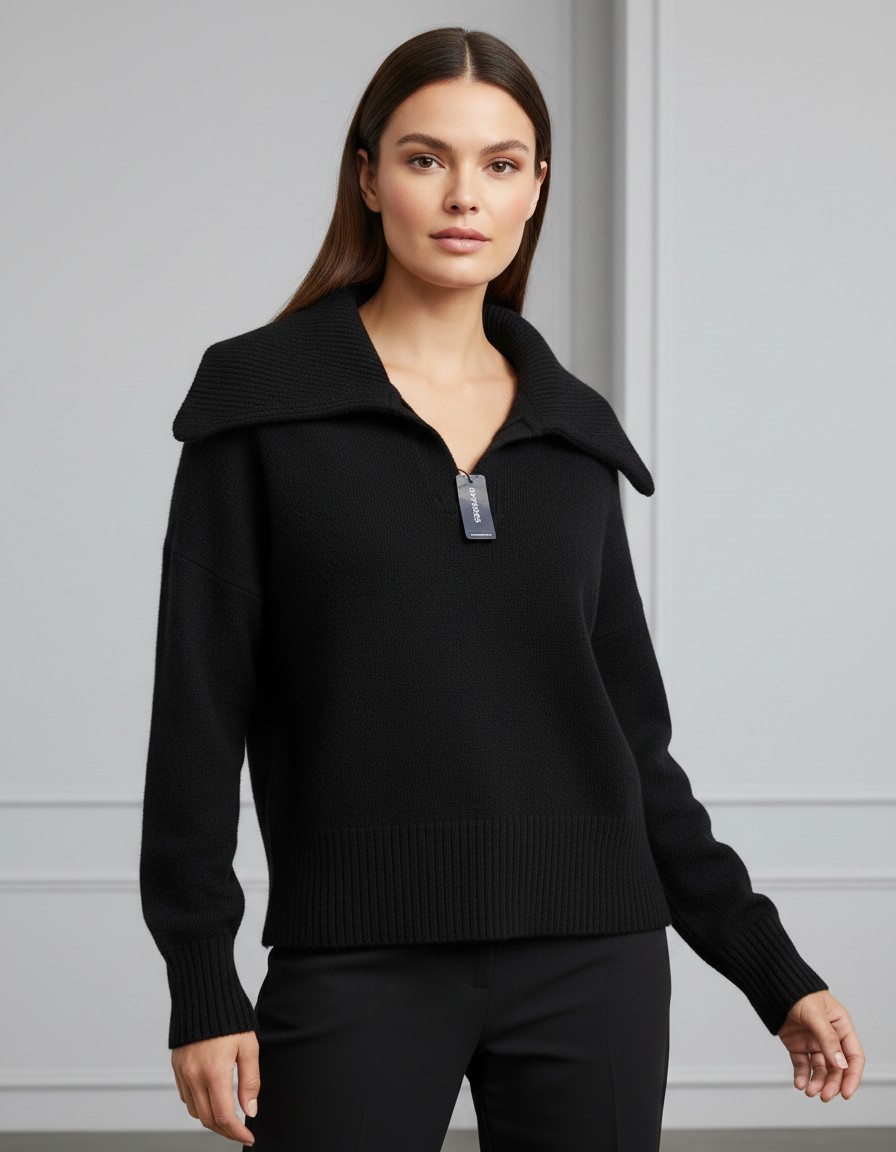 Suéter Cropped EXPRESS Negro