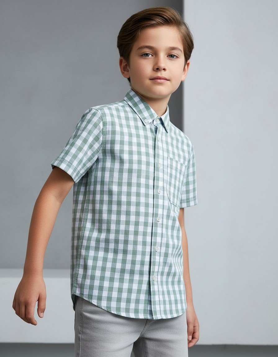 Camisa Clásica WONDER NATION Cuadros