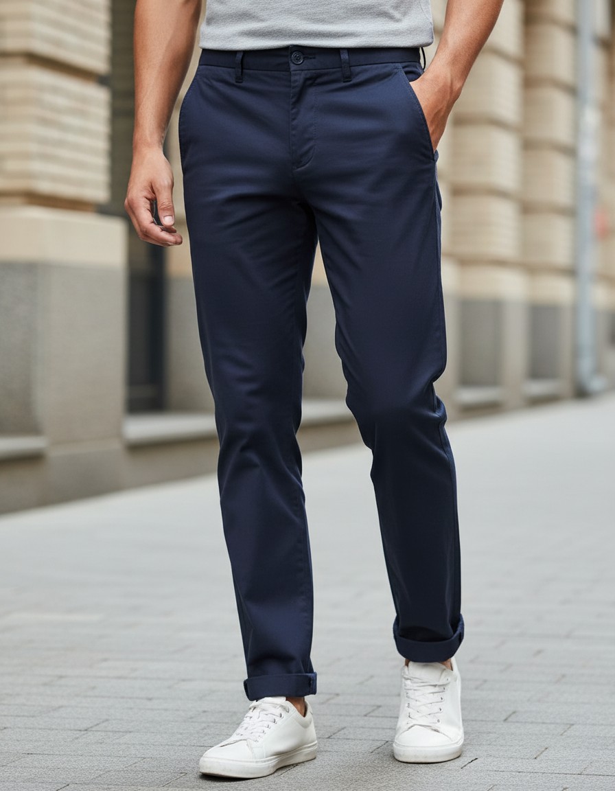 Pantalón Casual H&M Slim Fit
