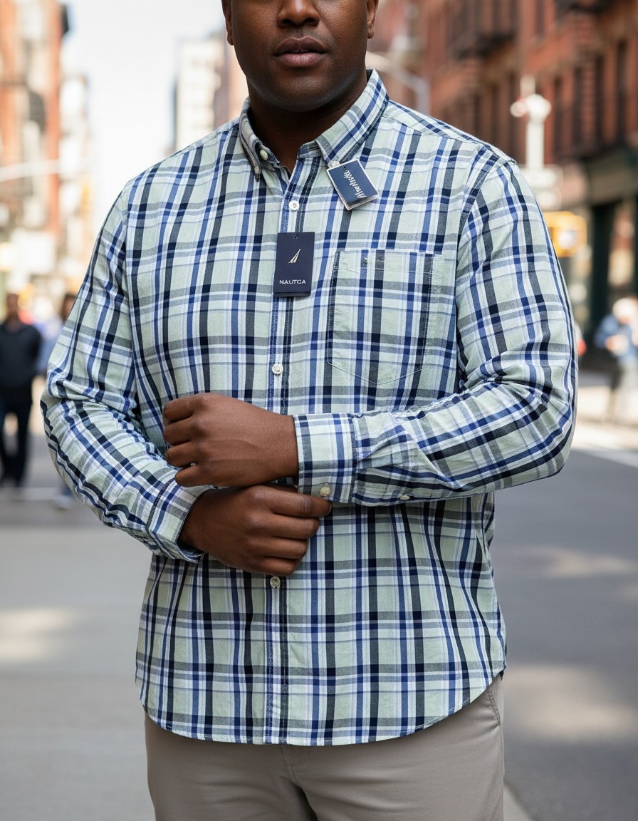 Camisa NAUTICA Classic Fit Cuadros