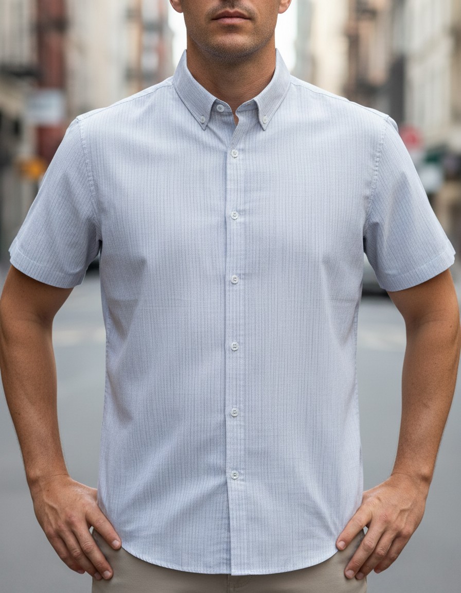 Camisa Manga Corta BEVERLY HILLS POLO CLUB Rayas