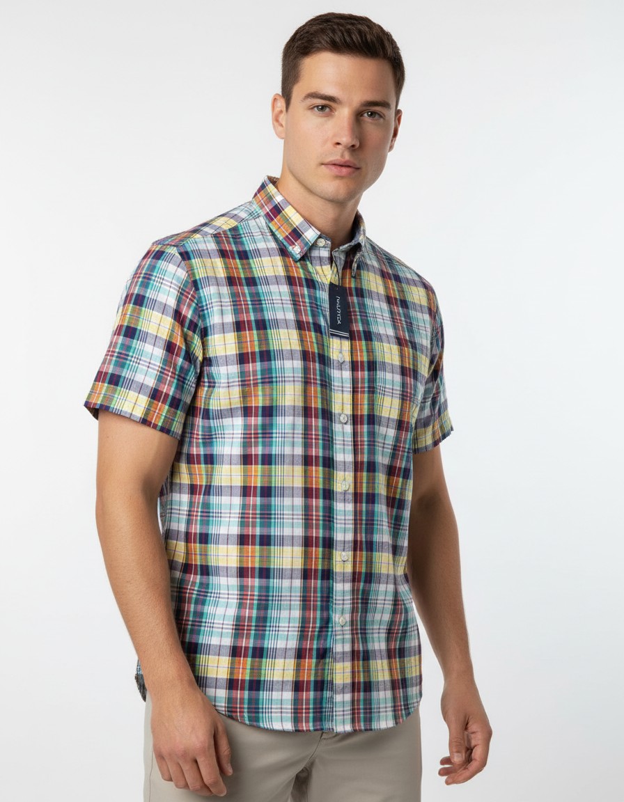 Camisa NAUTICA Cuadros Multicolor