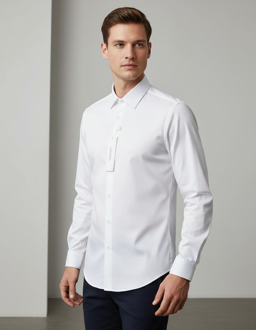 Camisa CALVIN KLEIN Blanca de Vestir