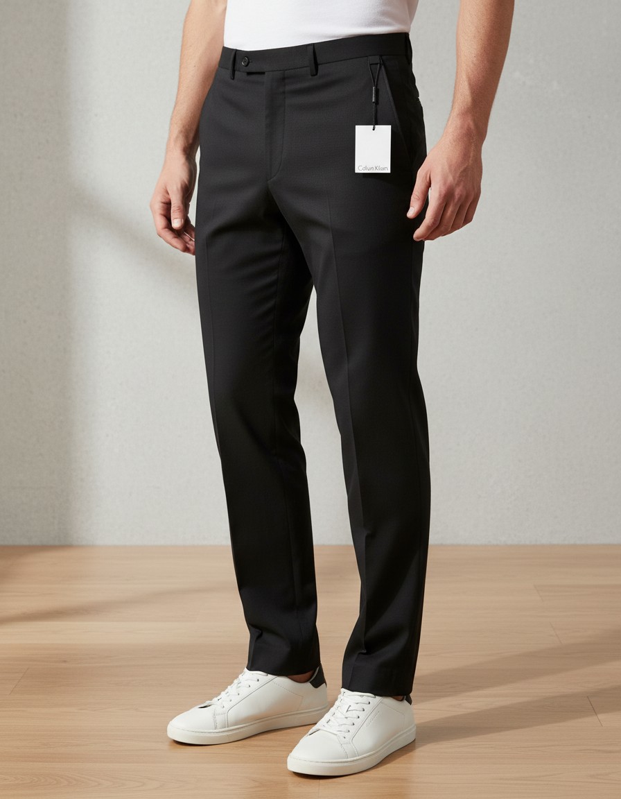 Pantalón de Vestir CALVIN KLEIN Gris