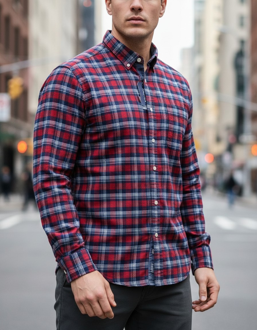 Camisa NAUTICA Stretch Cuadros