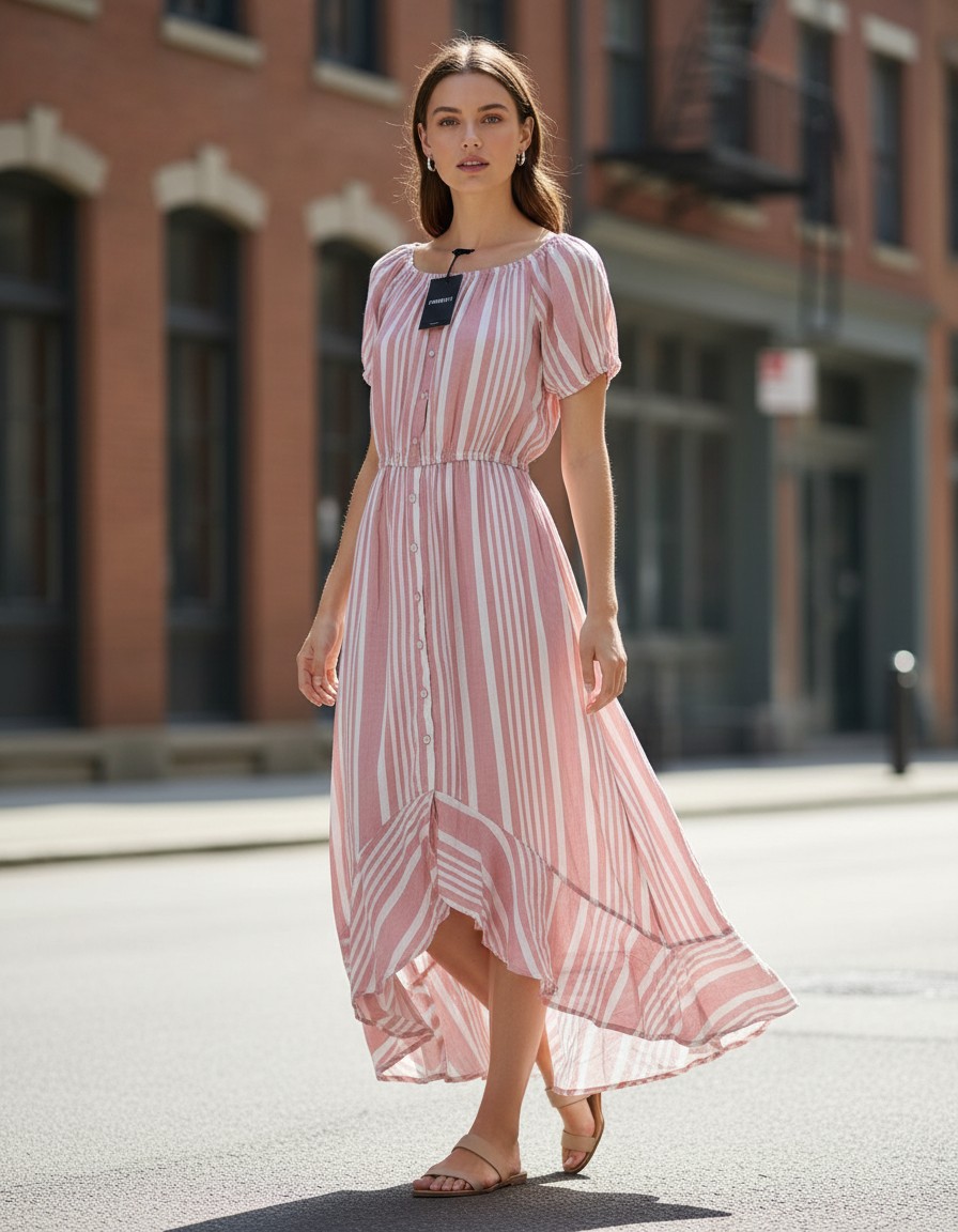 Vestido FOREVER 21 Pink Riviera