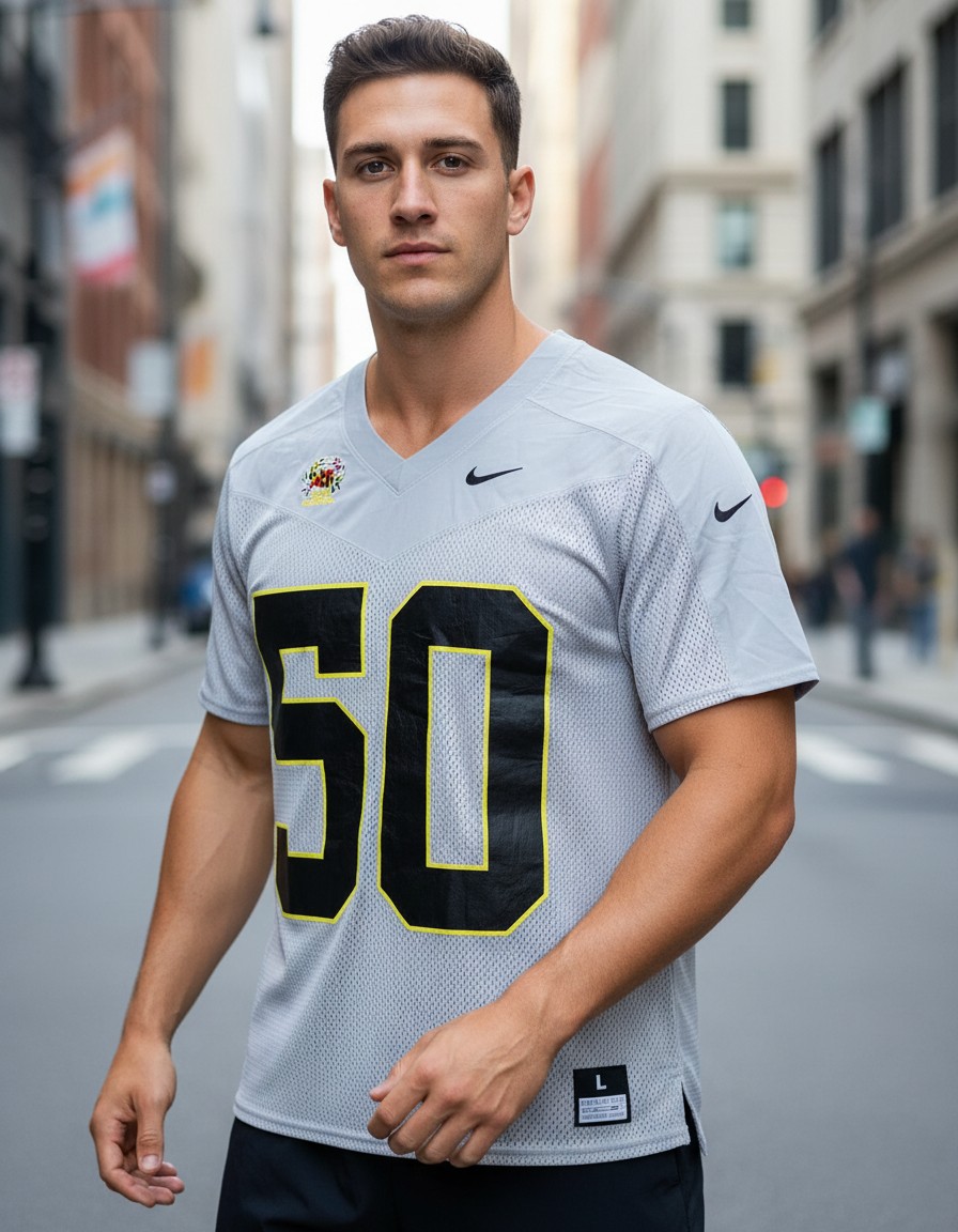 Playera NIKE Dri-FIT Jersey Gris