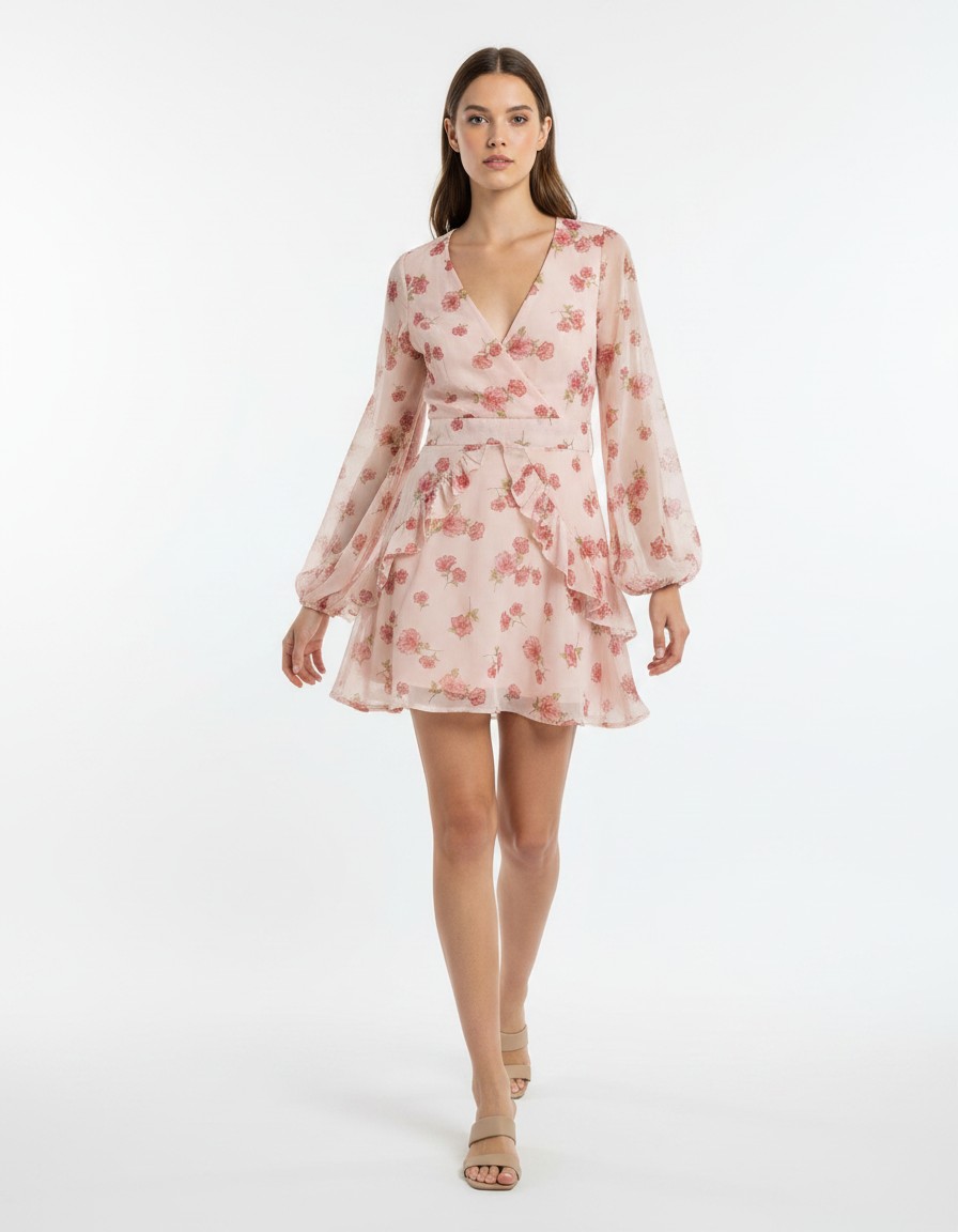 Vestido FOREVER 21 Rosé Garden