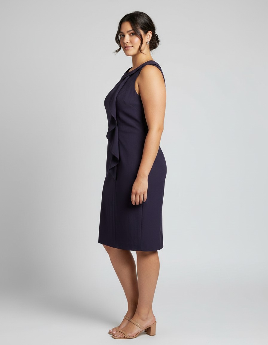 Vestido CALVIN KLEIN Purple Elegance — miniatura 2