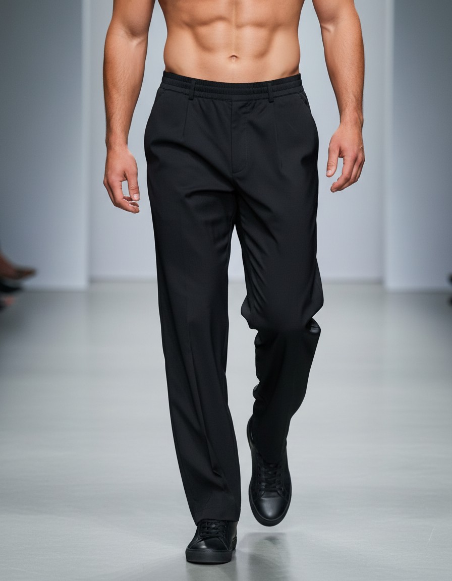 Pantalón OLD NAVY Clásico Negro — miniatura 2