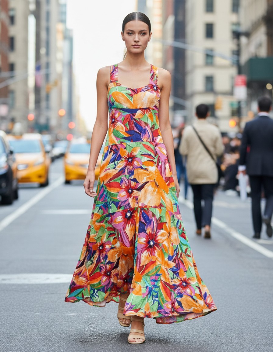 Vestido 1STATE Paraíso Tropical