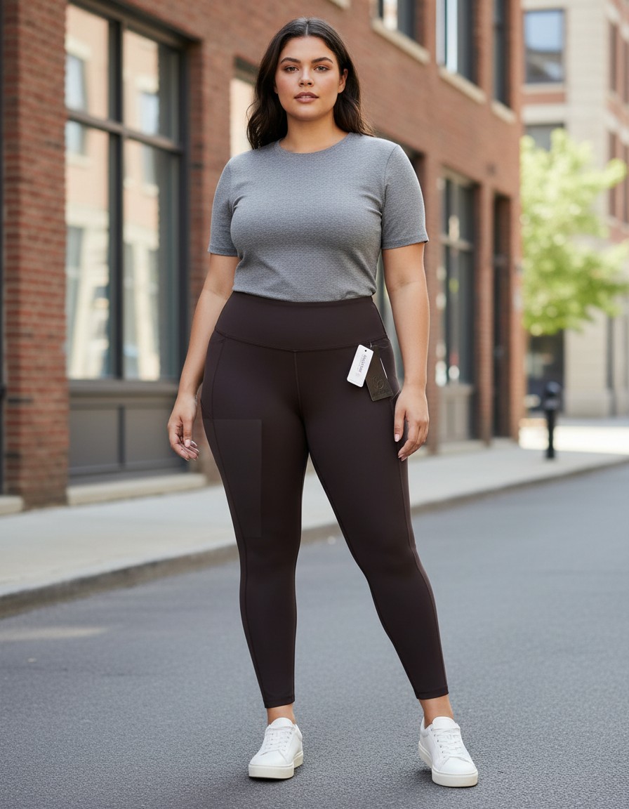 Legging 90 DEGREE BY REFLEX Cacao