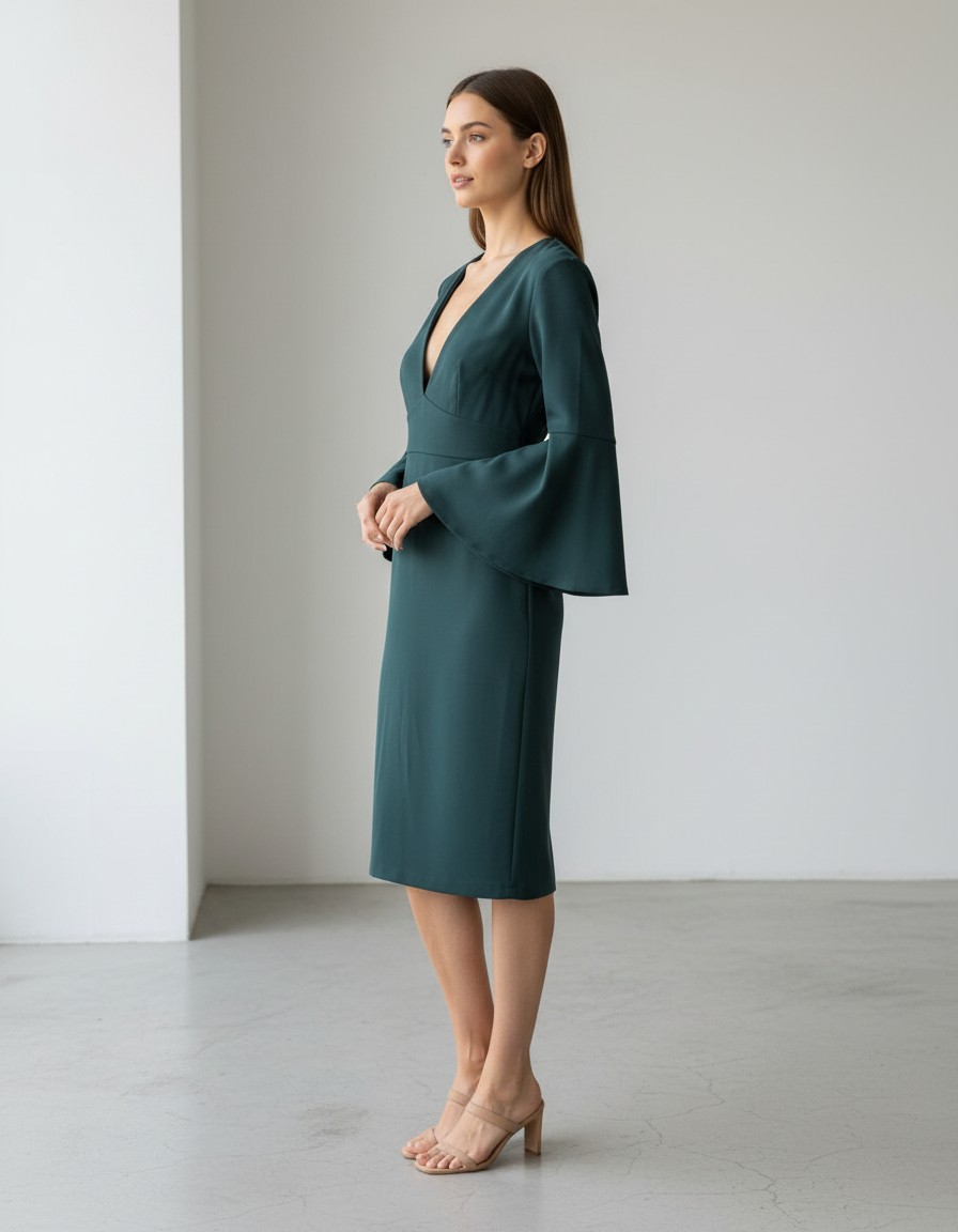 Vestido LULUS Esmeralda Elegante — miniatura 5