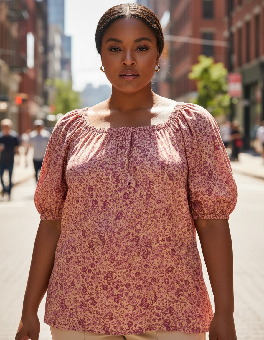Blusa OLD NAVY Jardín Rosa