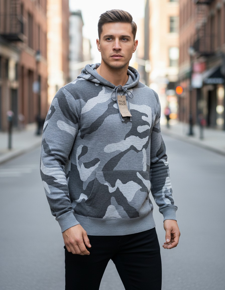 Sudadera TRUE ROCK Camuflaje Urbano