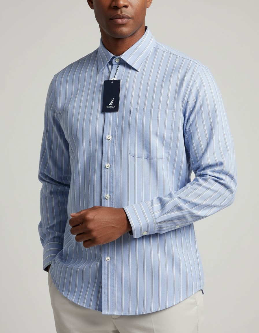 Camisa NAUTICA Azul Riviera