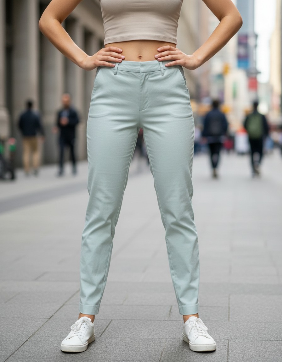 Pantalón GAP Signature Ankle Menta