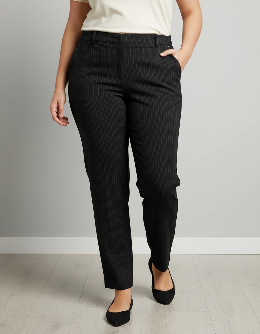 Pantalón DKNY JEANS Pinstripe Black